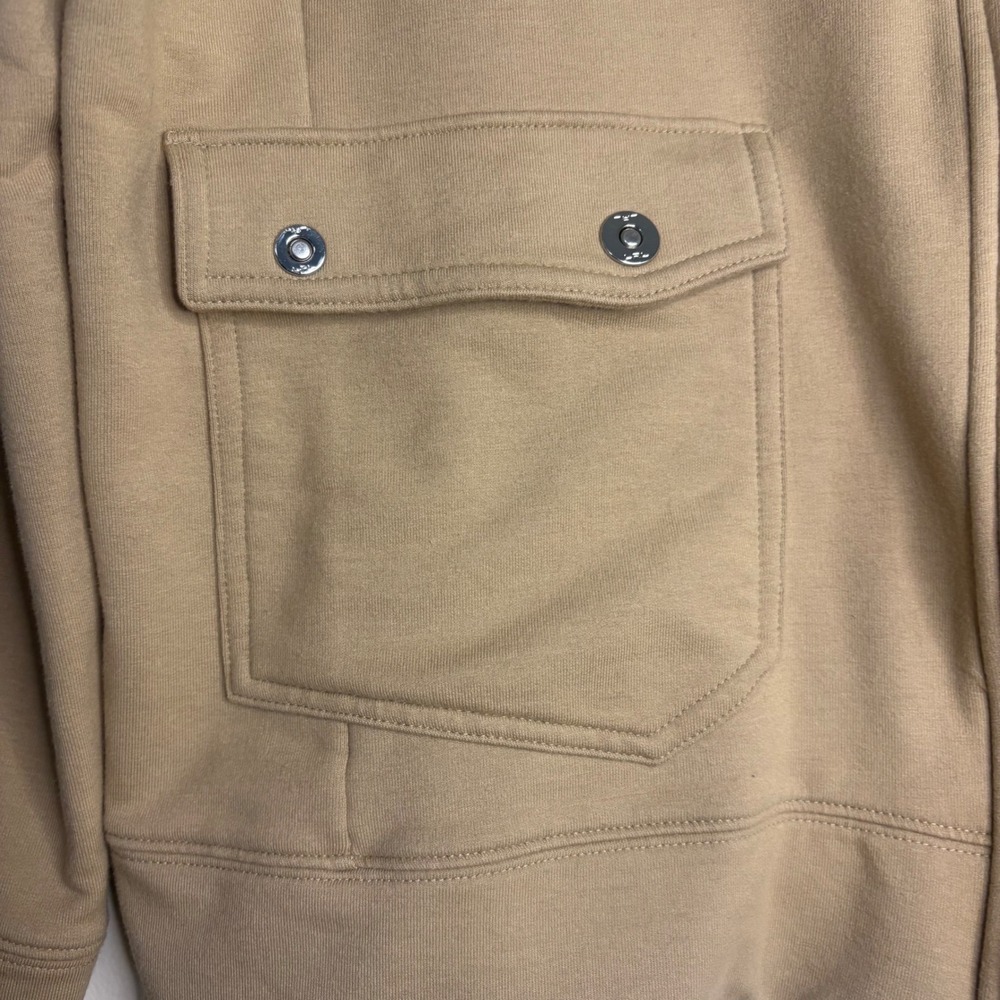 Lauren Active Ralph Lauren Women's Jacket Full Zip Mock Neck Tan M - Picture 2 of 5